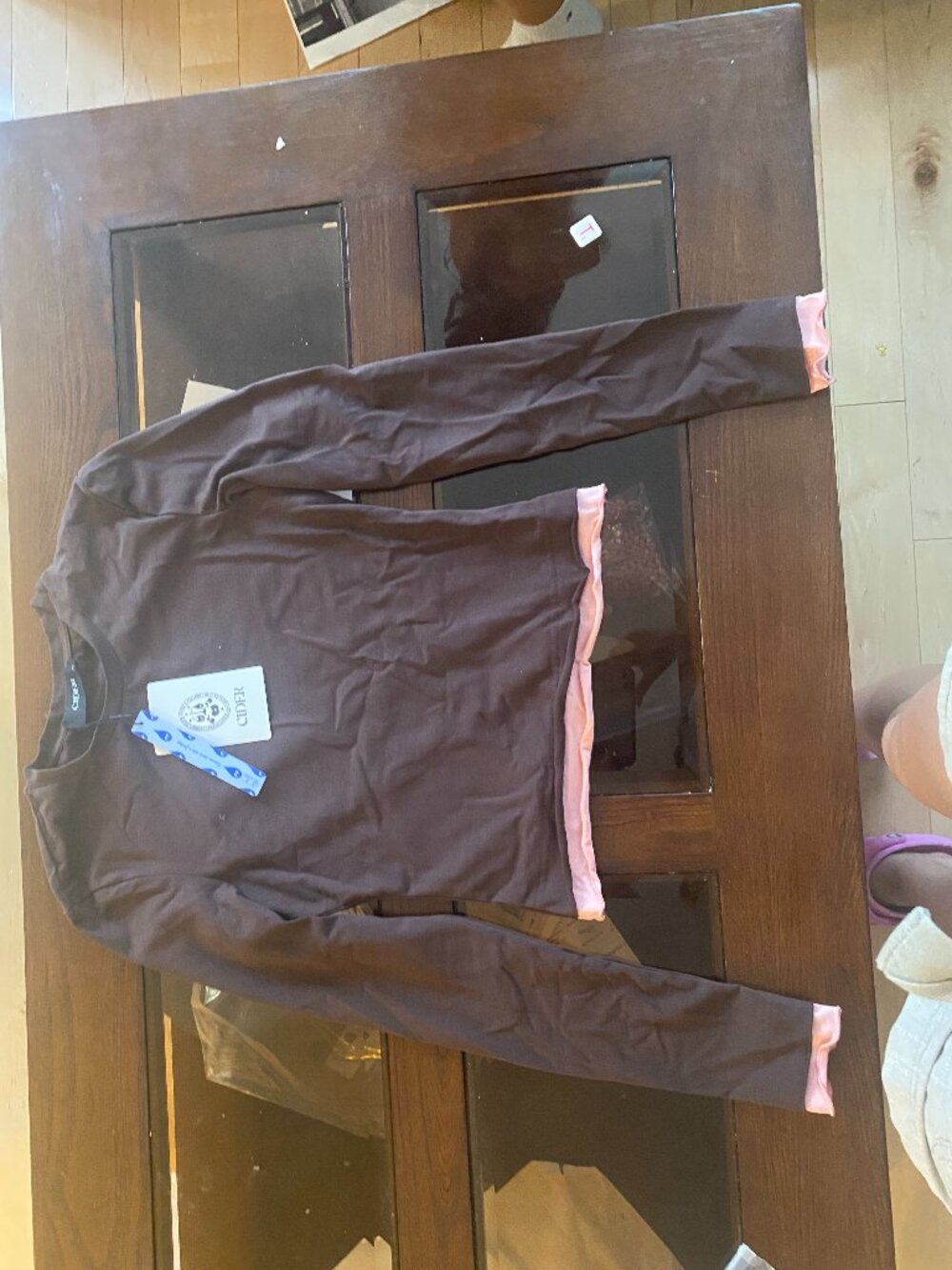 Cider longsleeve brown top